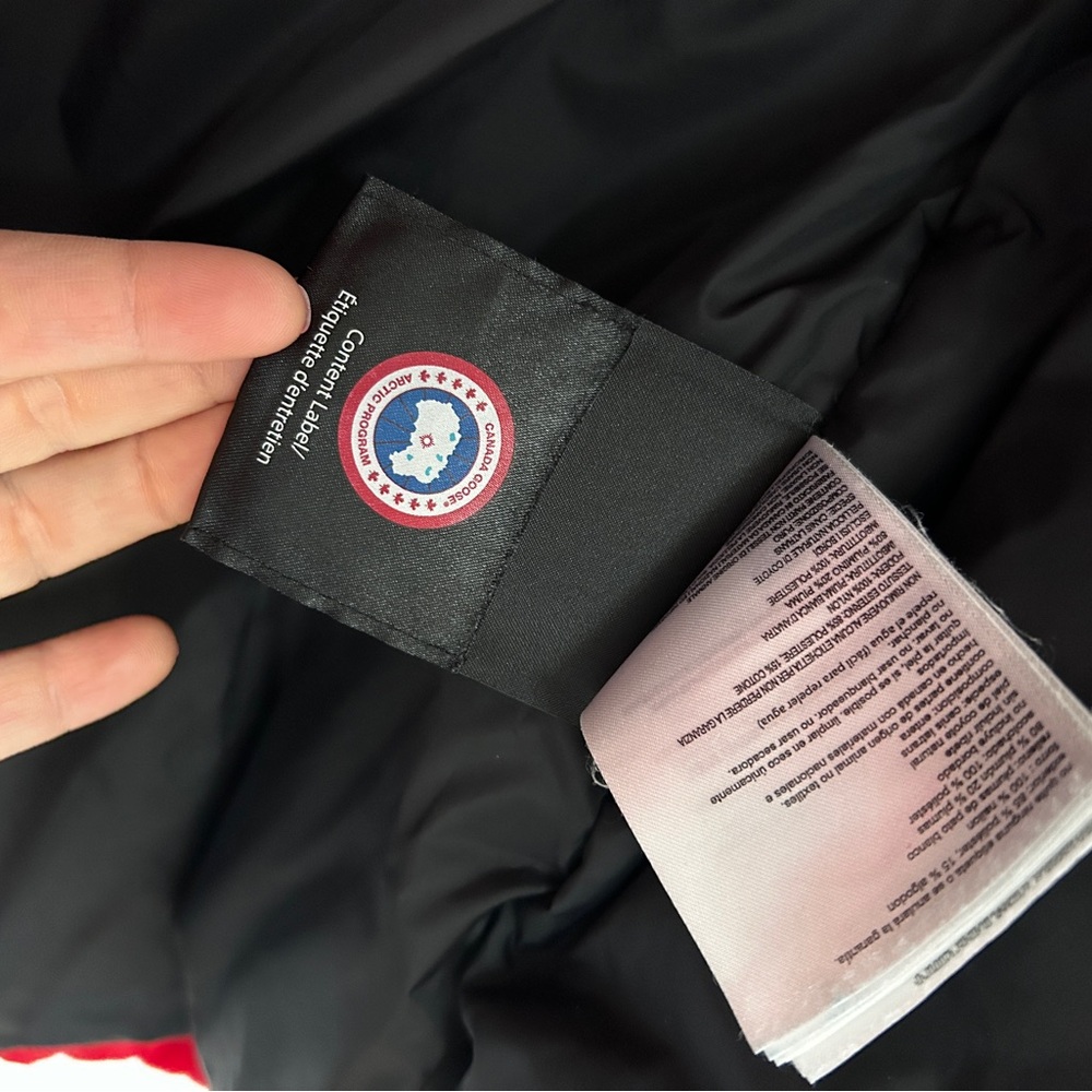 Women's Canada Goose Trillium Red Parka Coat - Picture 10 of 12